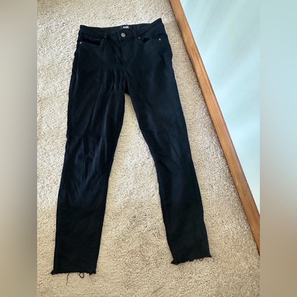 PAIGE Hoxton Ankle Women's Black Jeans